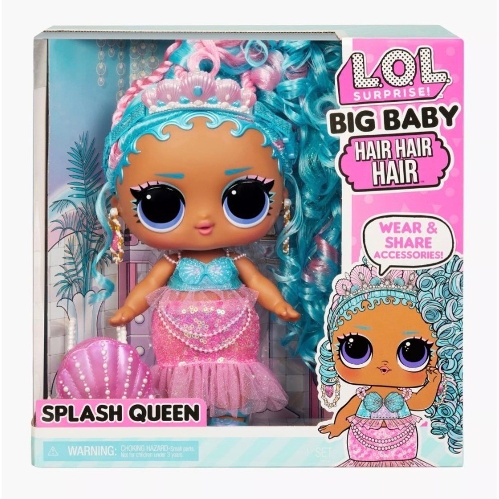 LOL Surprise Big Baby Hair SPLASH QUEEN